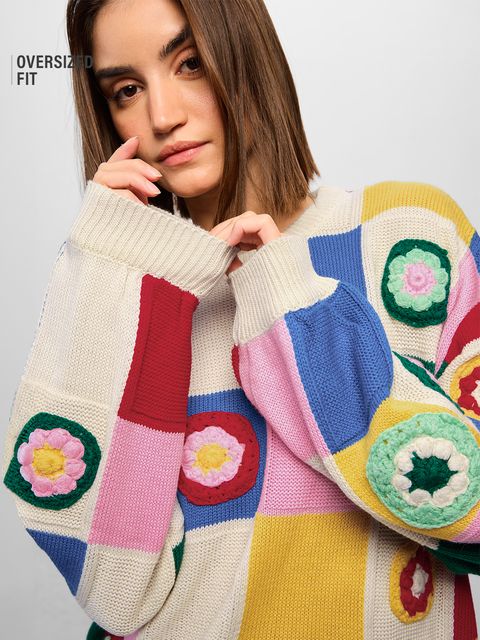 Knitted Sweater: Dahlia