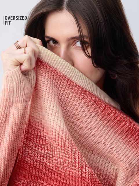Ombre Sweater: Snowberry