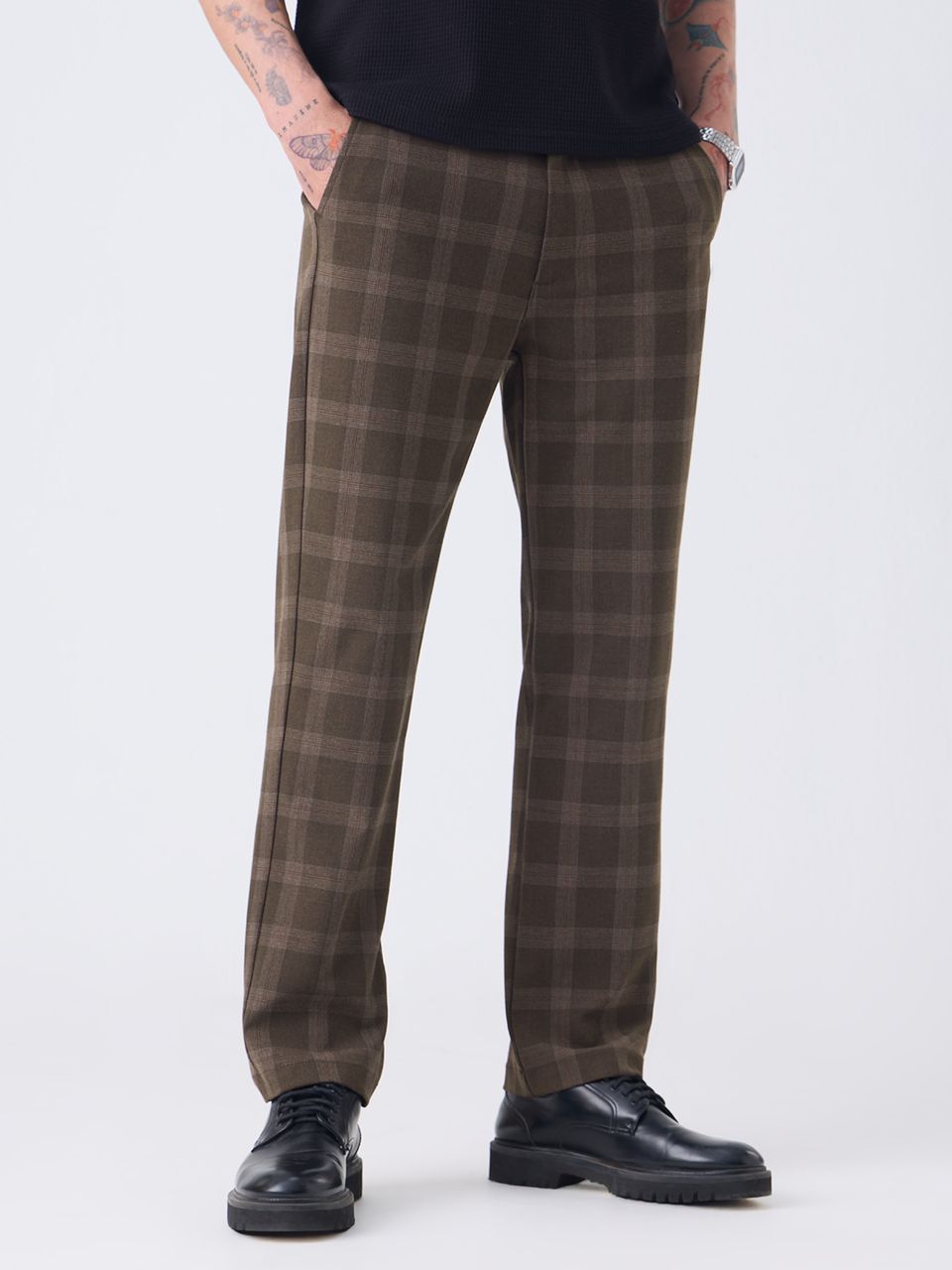 Stretch Pants: Chestnut