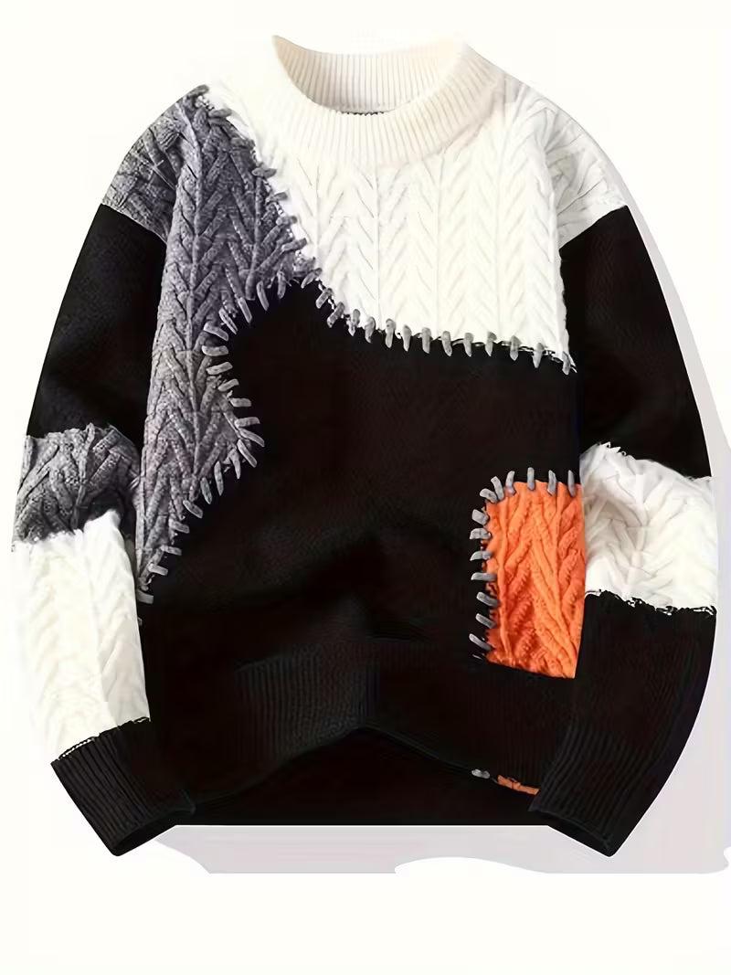 Zenvy Men’s Supreme Knit Pullover — Soft Warmth, Bold Style, Everyday Luxury