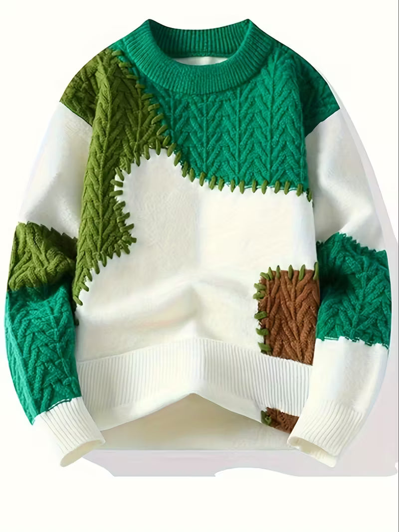 Zenvy Men’s Supreme Knit Pullover — Soft Warmth, Bold Style, Everyday Luxury