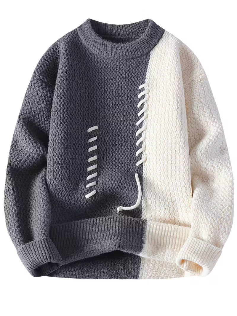 Zenvy Men’s Supreme Knit Pullover — Soft Warmth, Bold Style, Everyday Luxury